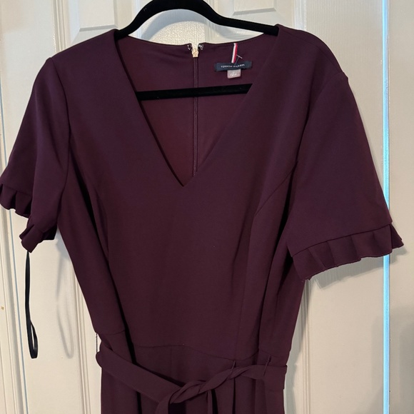 Women's Belted Wide-Leg Jumpsuit - Picture 1 of 4